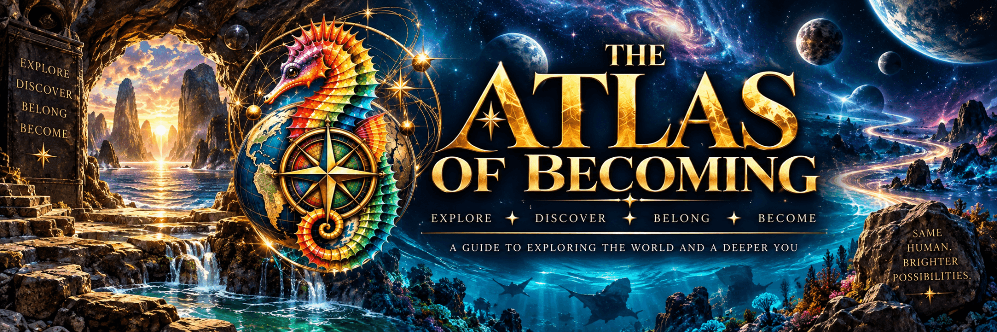 Header for The Atlas of Becoming.