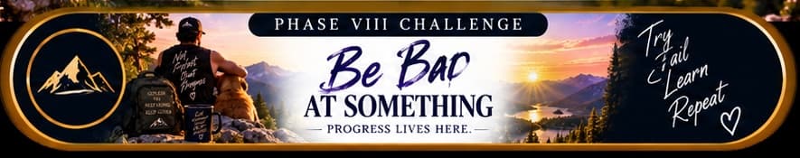 Button for Be Bad at Something.