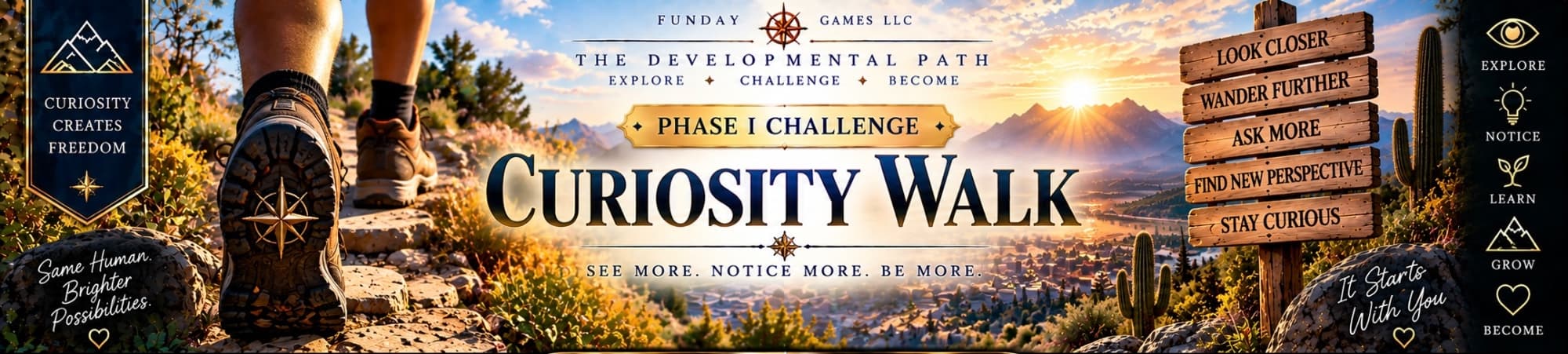 Header for Curiosity Walk.