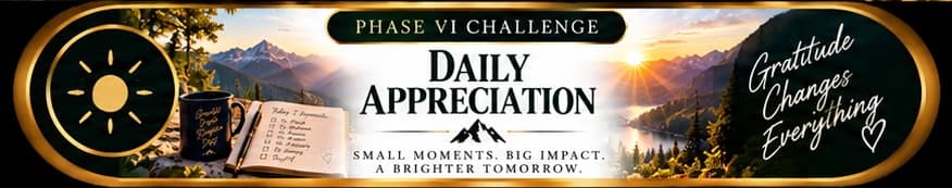 Button for Daily Appreciation.