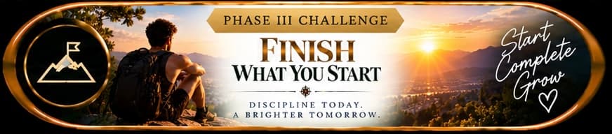 Button for Finish What You Start.