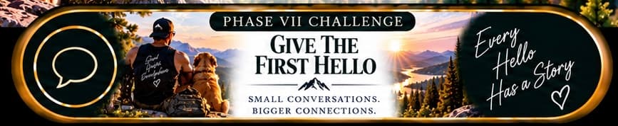 Button for Give the First Hello.
