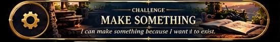 Button for Make Something.