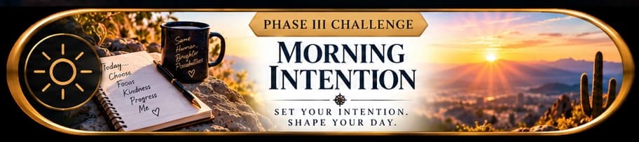 Button for Morning Intention.