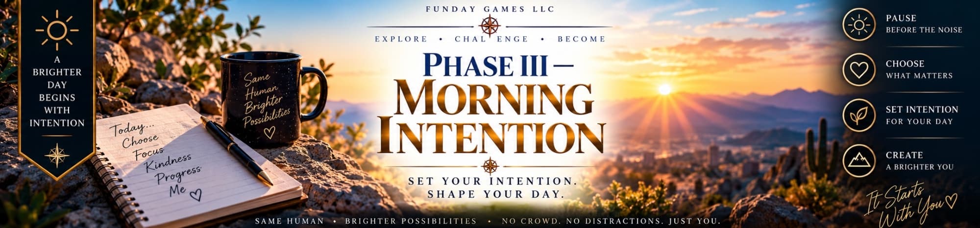 Header for Morning Intention.
