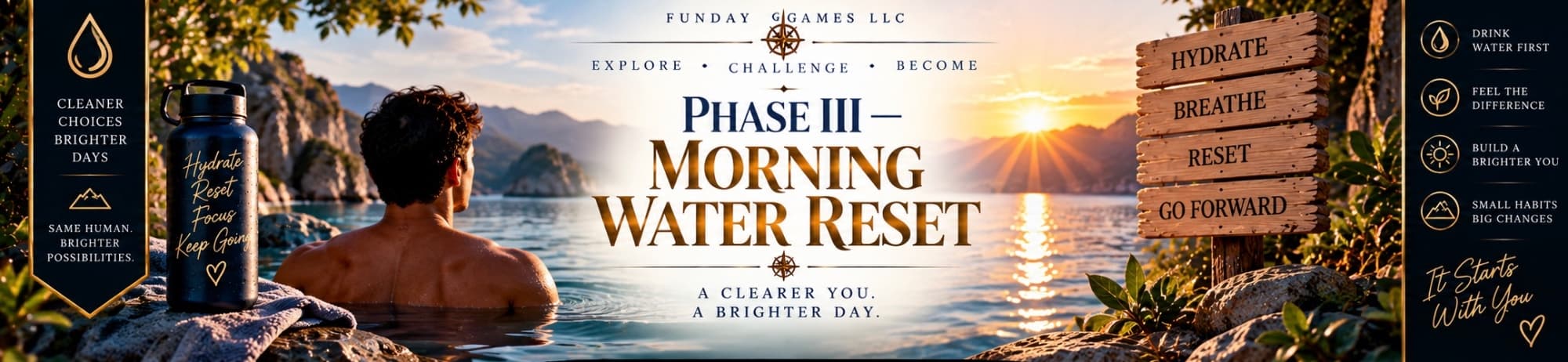 Header for Morning Water Reset.