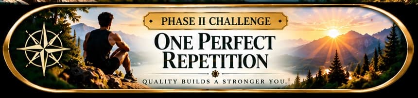 Button for One Perfect Repetition.