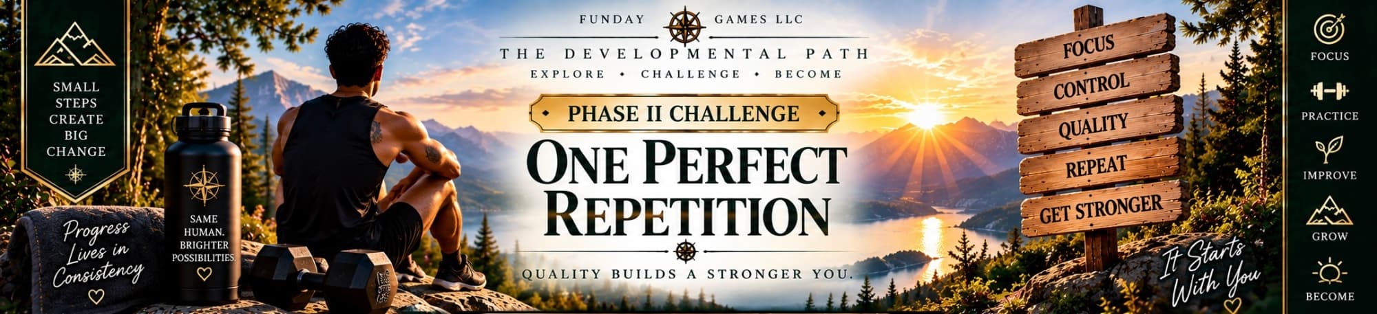 Header for One Perfect Repetition.