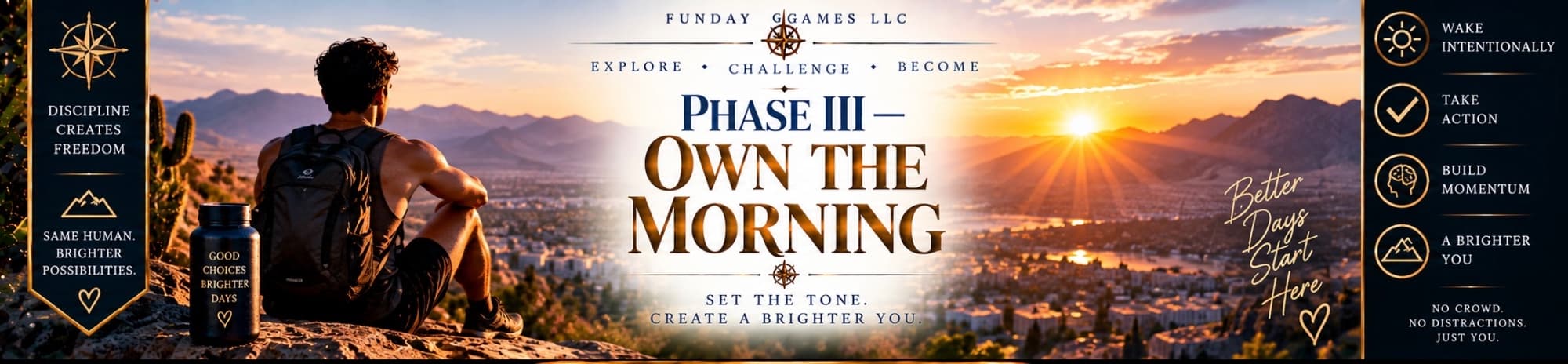 Header for Own the Morning.
