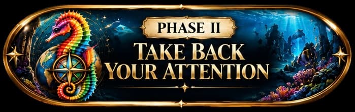 Button for Phase II, Take Back Your Attention.