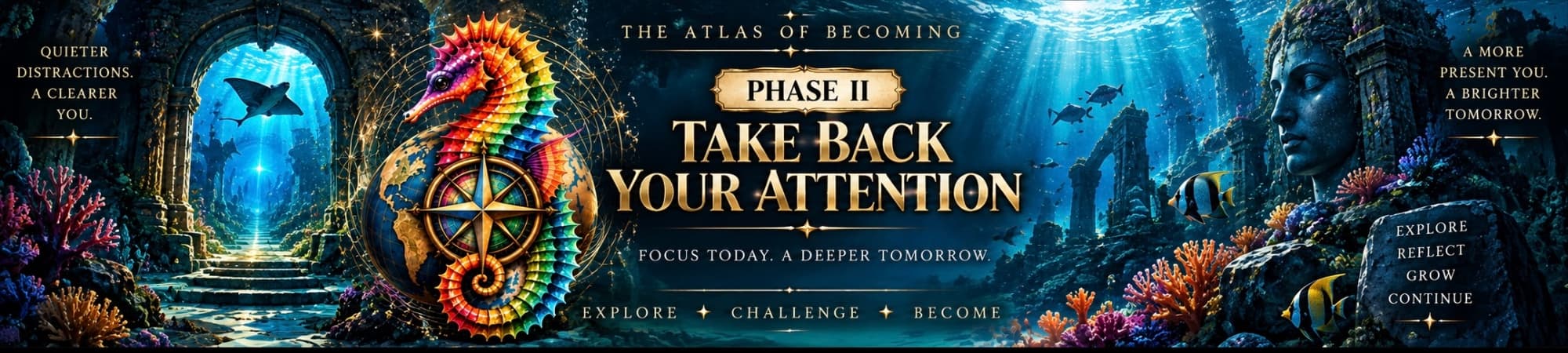Header for Phase II, Take Back Your Attention.
