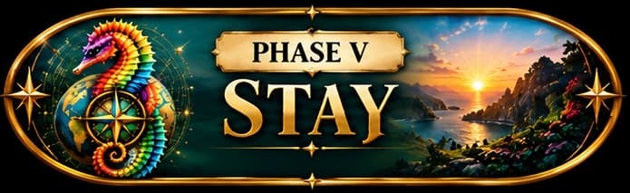 Button for Phase V, Stay.