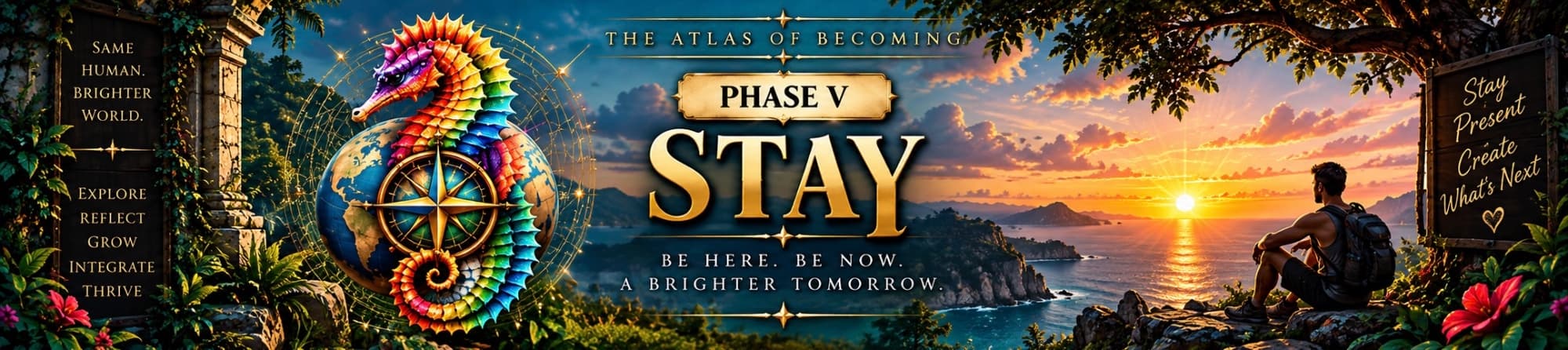 Header for Phase V, Stay.