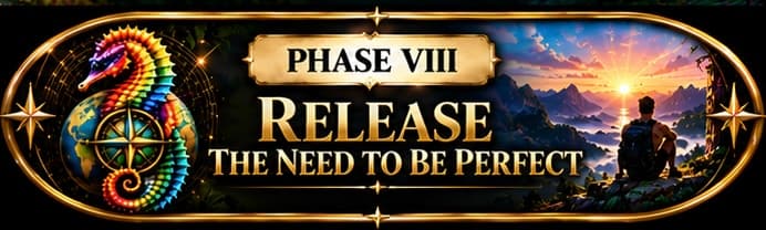 Button for Phase VIII, Release the Need to Be Perfect.