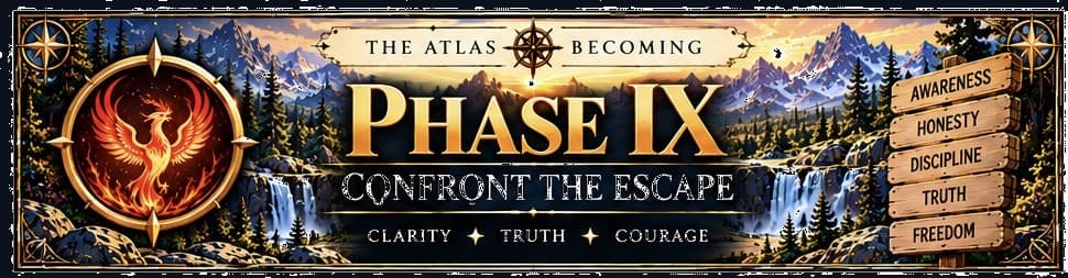 Header for Phase IX, Confront the Escape.
