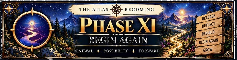 Header for Phase XI, Begin Again.