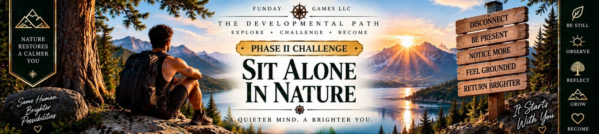 Header for Sit Alone in Nature.