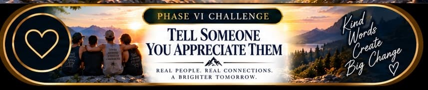 Button for Tell Someone You Appreciate Them.
