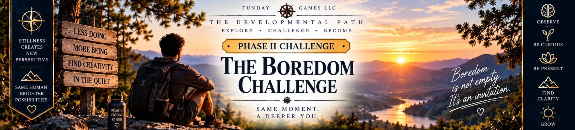 Header for The Boredom Challenge.