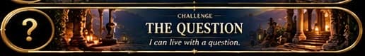 Button for The Question.