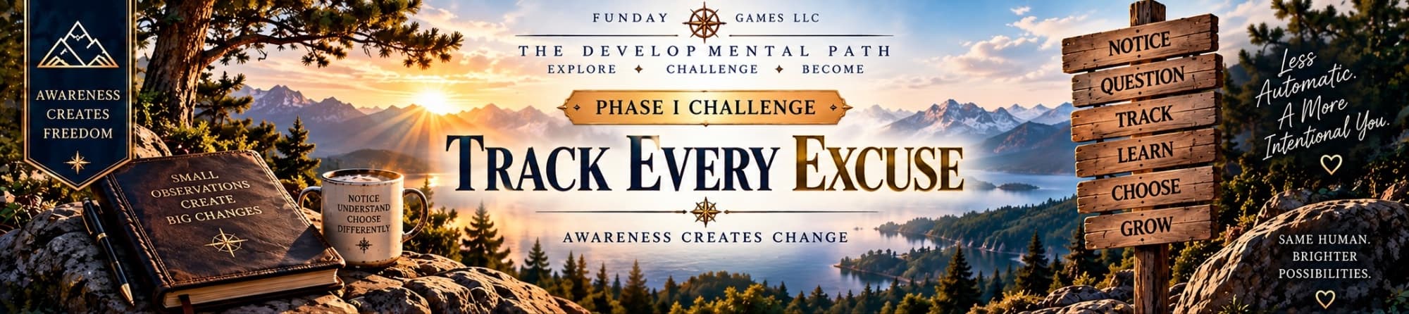 Header for Track Every Excuse.