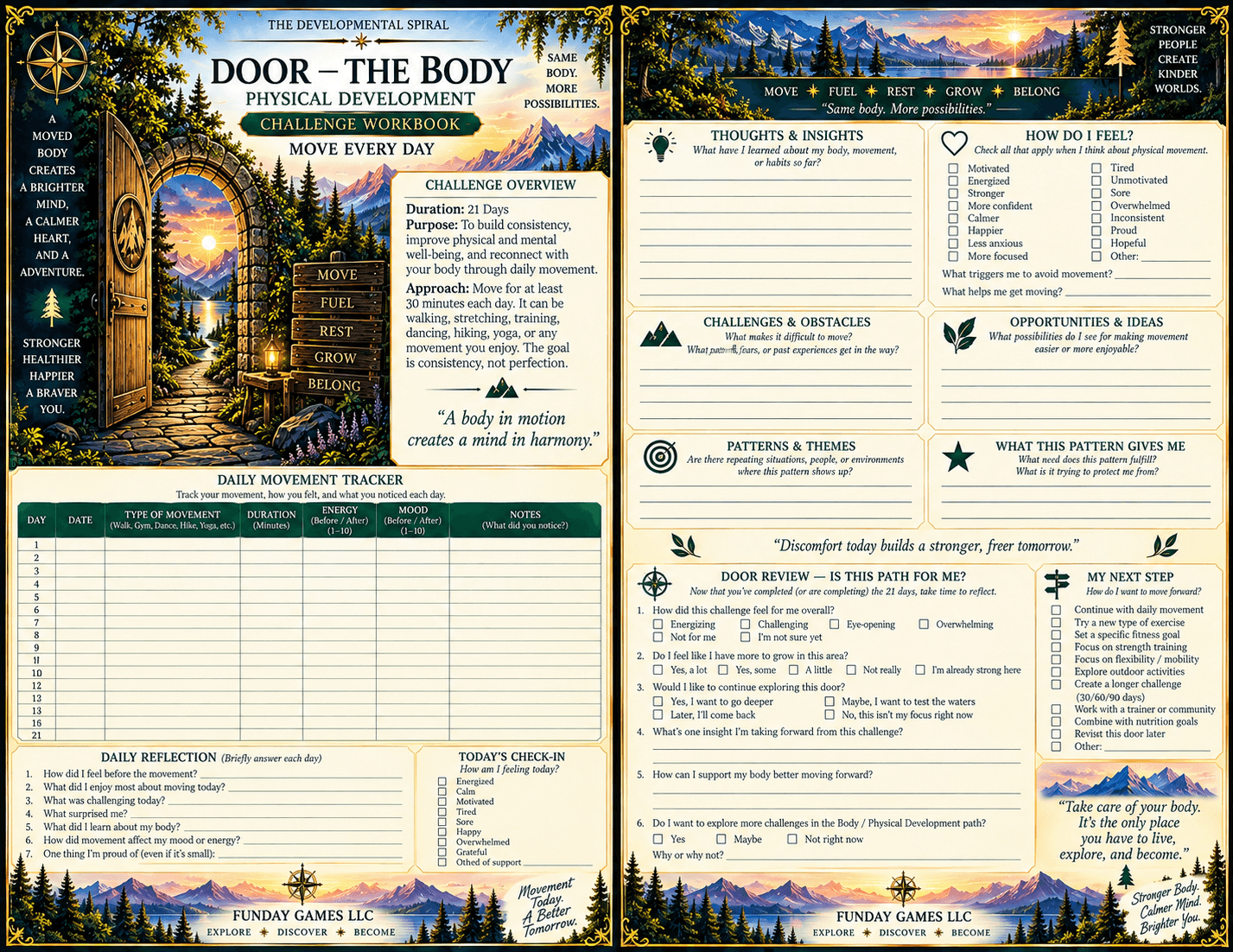 Body door workbook — Move Every Day