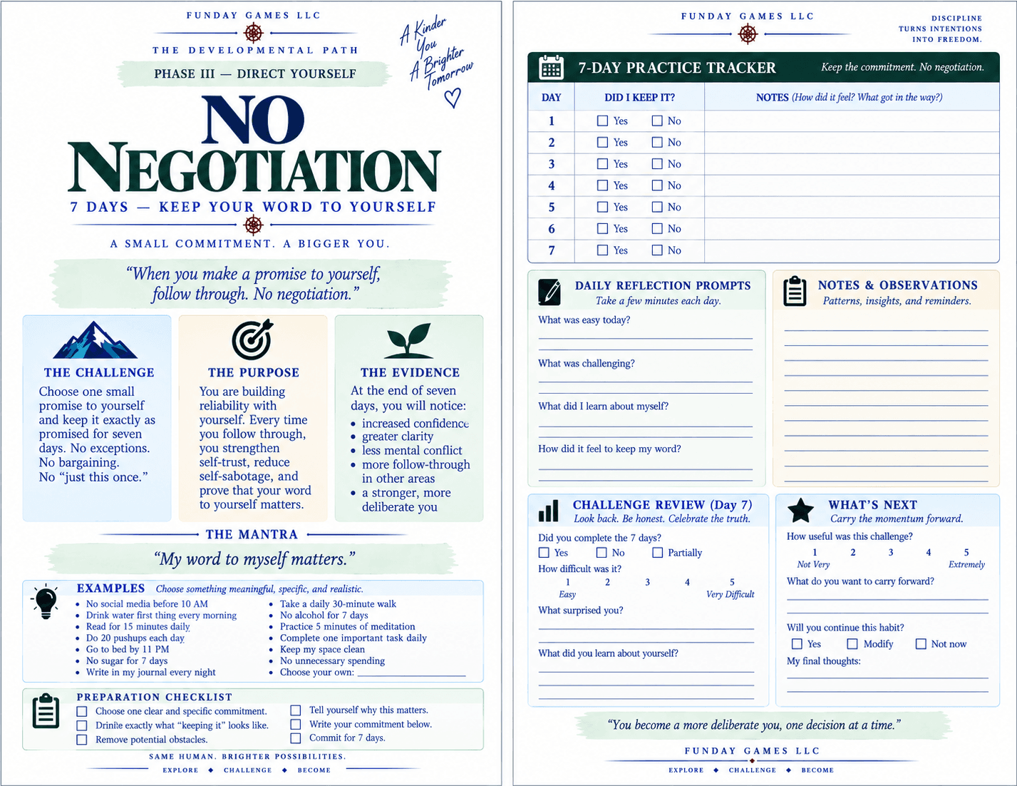 No Negotiation