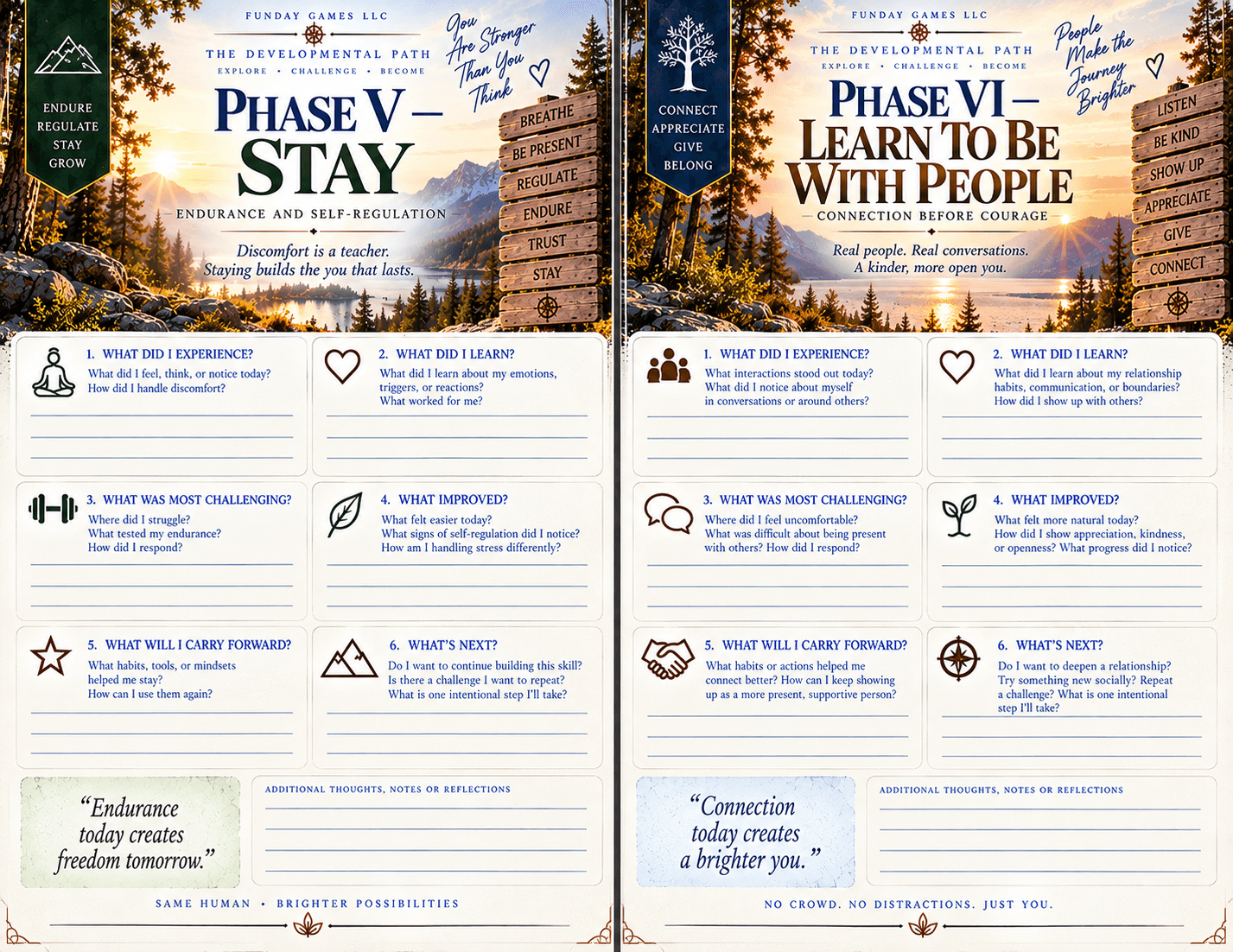 Phase VI — Learn to Be With People