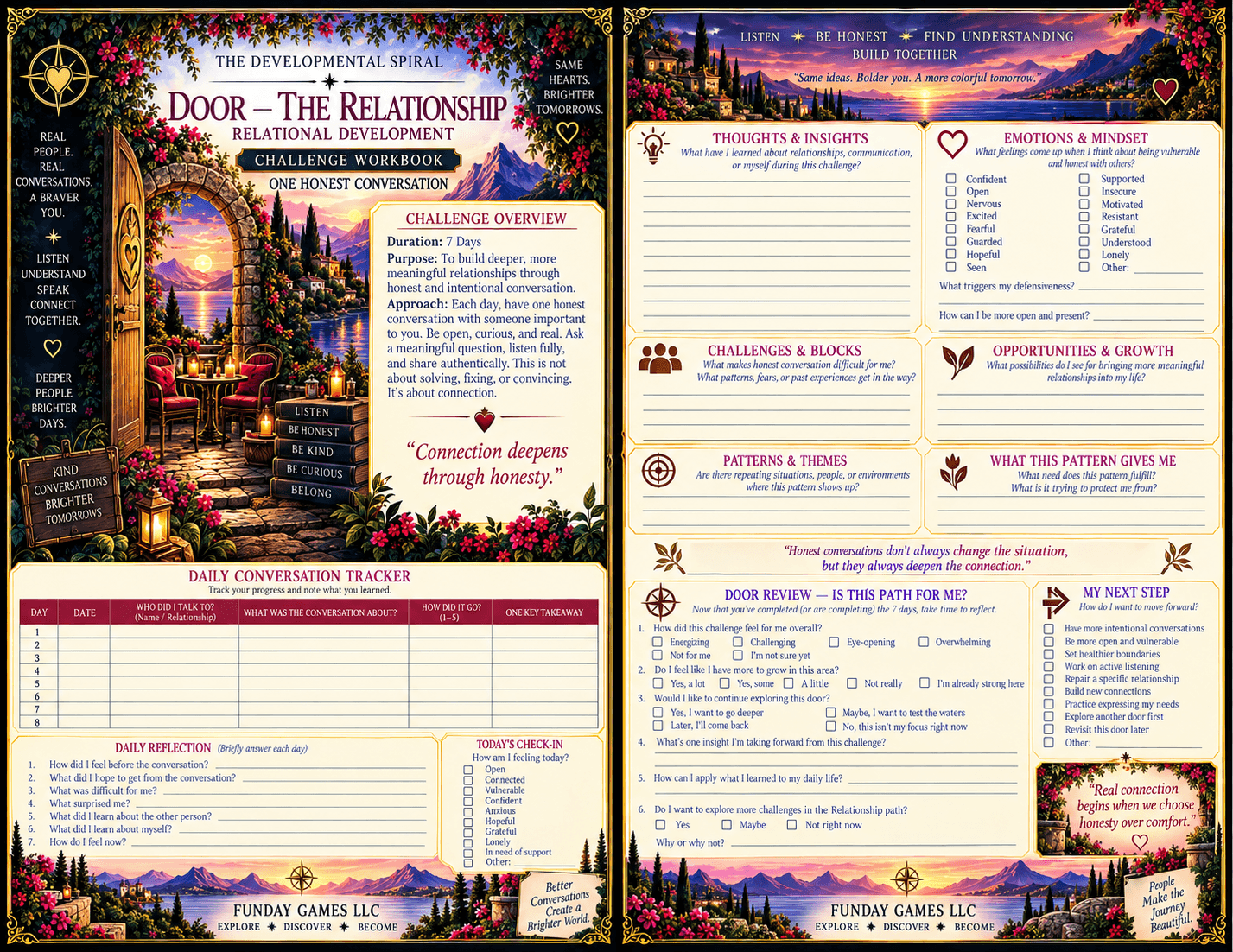 Relationship door workbook — One Honest Conversation