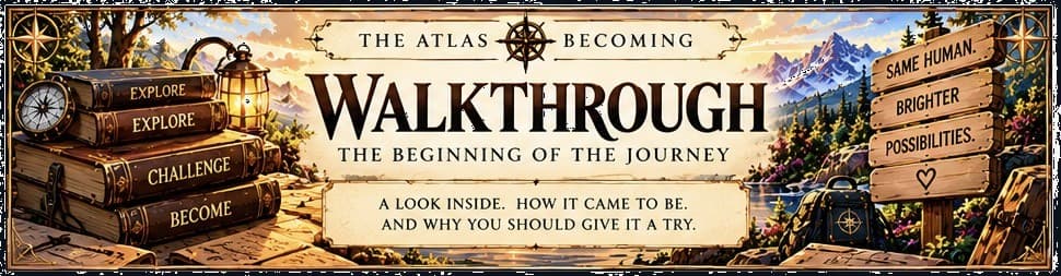Header for the walkthrough, the beginning of the journey.